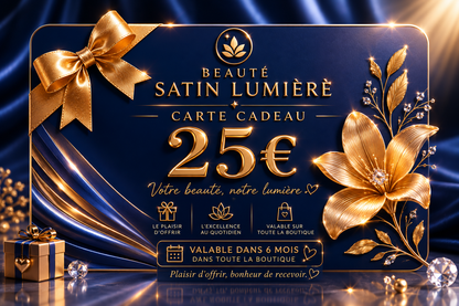 Carte Cadeau Beauté Satin Lumière 🌟