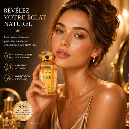 Sérum Collagène Doré 24K – Anti-Âge & Éclat