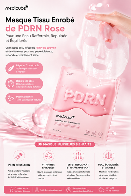 Masque Tissu PDRN – Effet Peau de Verre