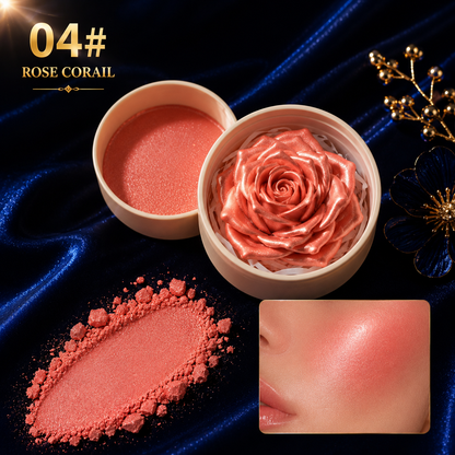 Pétale de Rose 3D – Enlumineur & Fard à Joues Longue Tenue