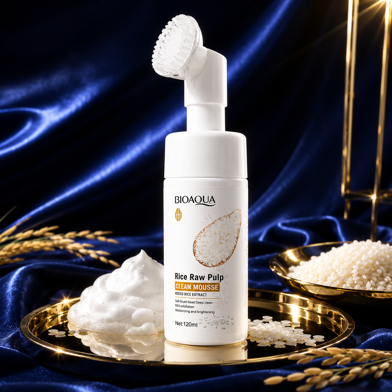Mousse Nettoyante Éclat de Riz – BIOAQUA