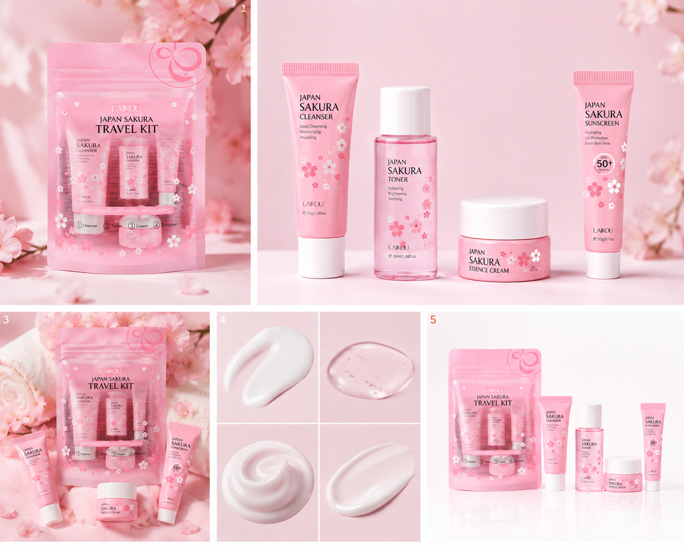Routine Sakura Éclat & Hydratation