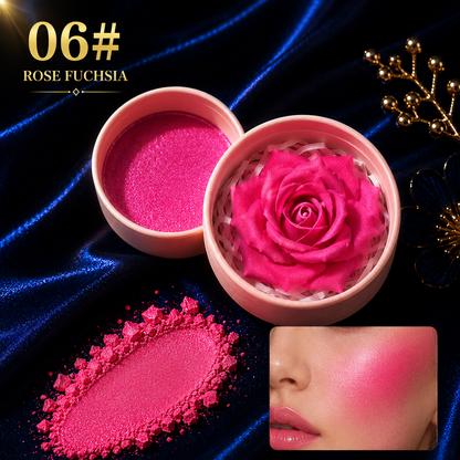 Pétale de Rose 3D – Enlumineur & Fard à Joues Longue Tenue