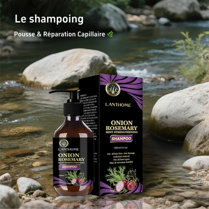 Shampooing à l'Oignon & Romarin – Anti-Chute & Croissance