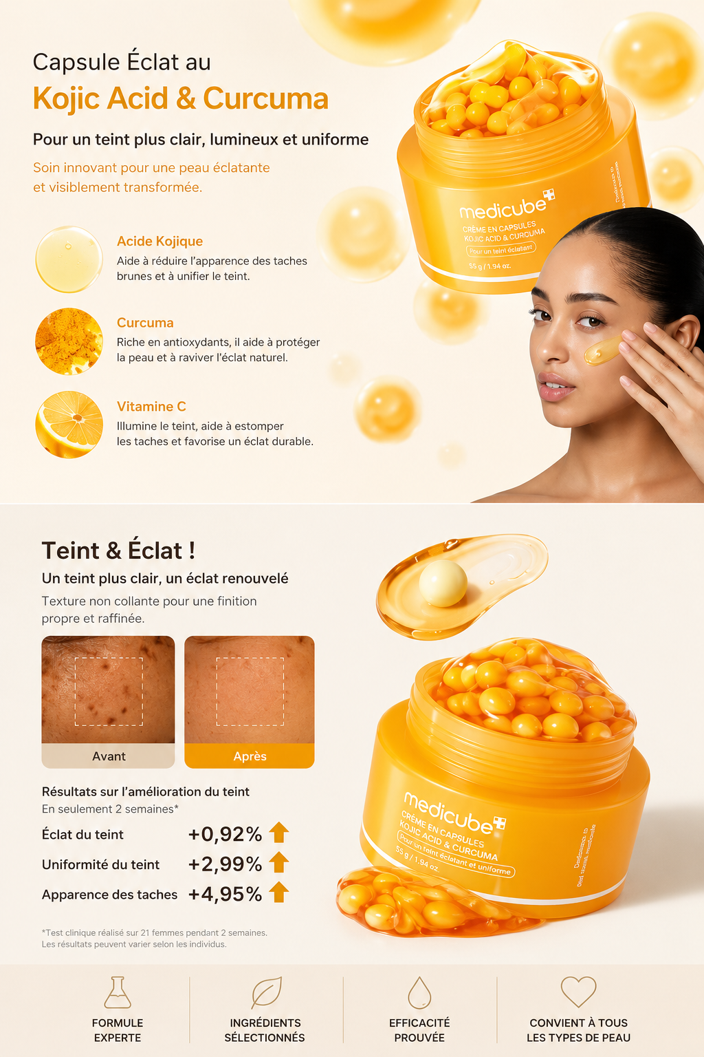 Collection Crèmes Capsules – Soins Coréens