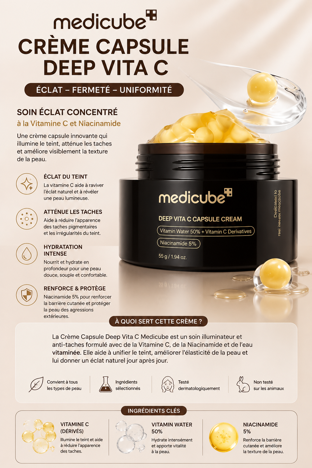 Collection Crèmes Capsules – Soins Coréens