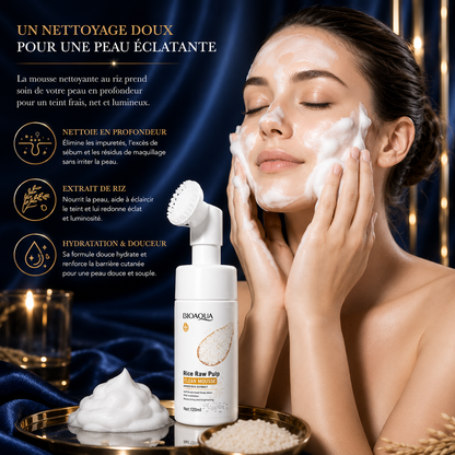 Mousse Nettoyante Éclat de Riz – BIOAQUA