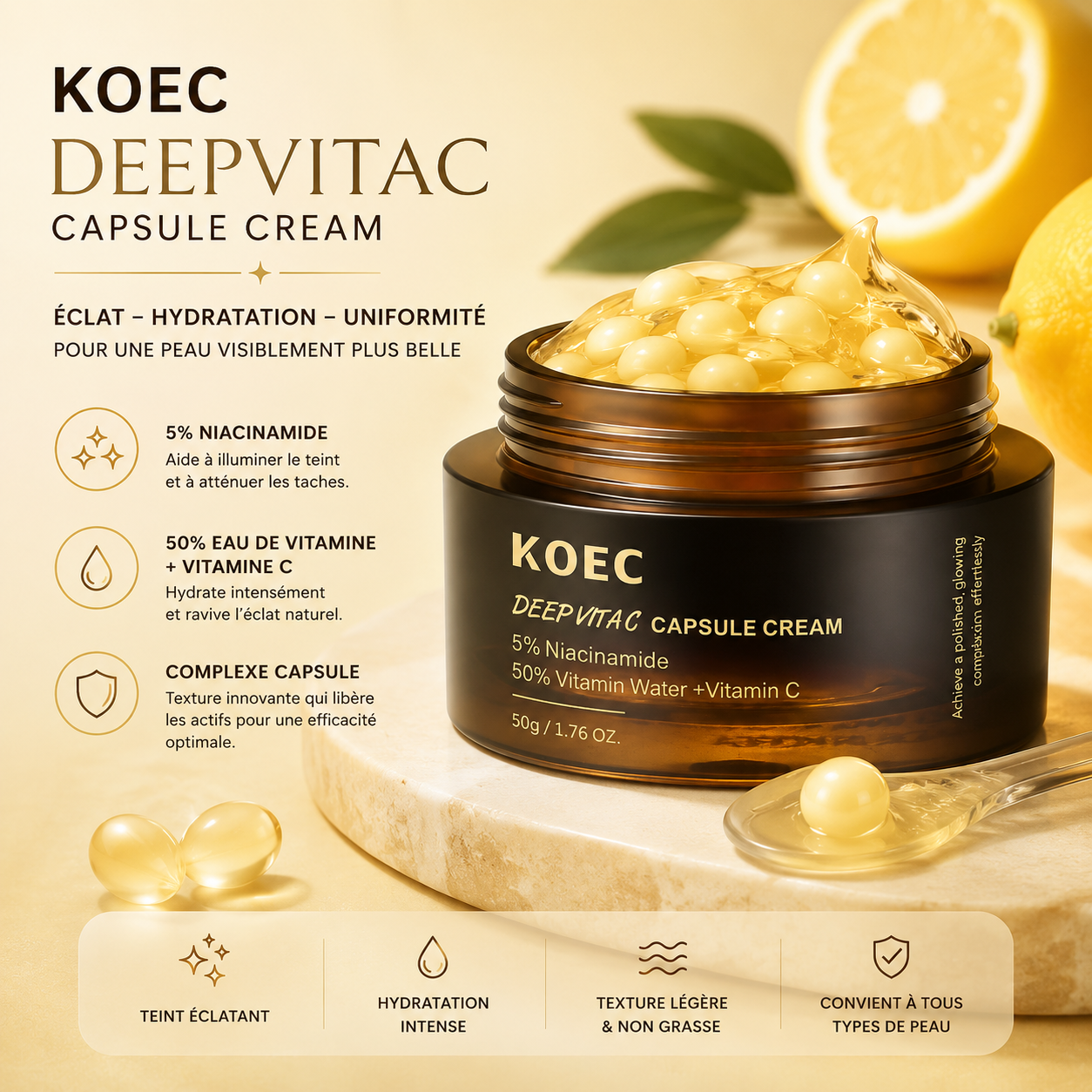 Crème Capsules Collagène & PDRN