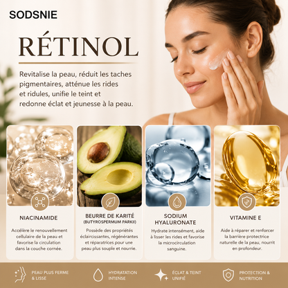 Crème Corps Rétinol Anti-Cellulite – Raffermissante & Anti-Âge