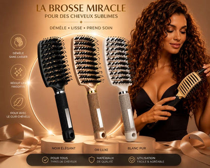 LA BROSSE MIRACLE POUR DÉMÊLER LES CHEVEUX