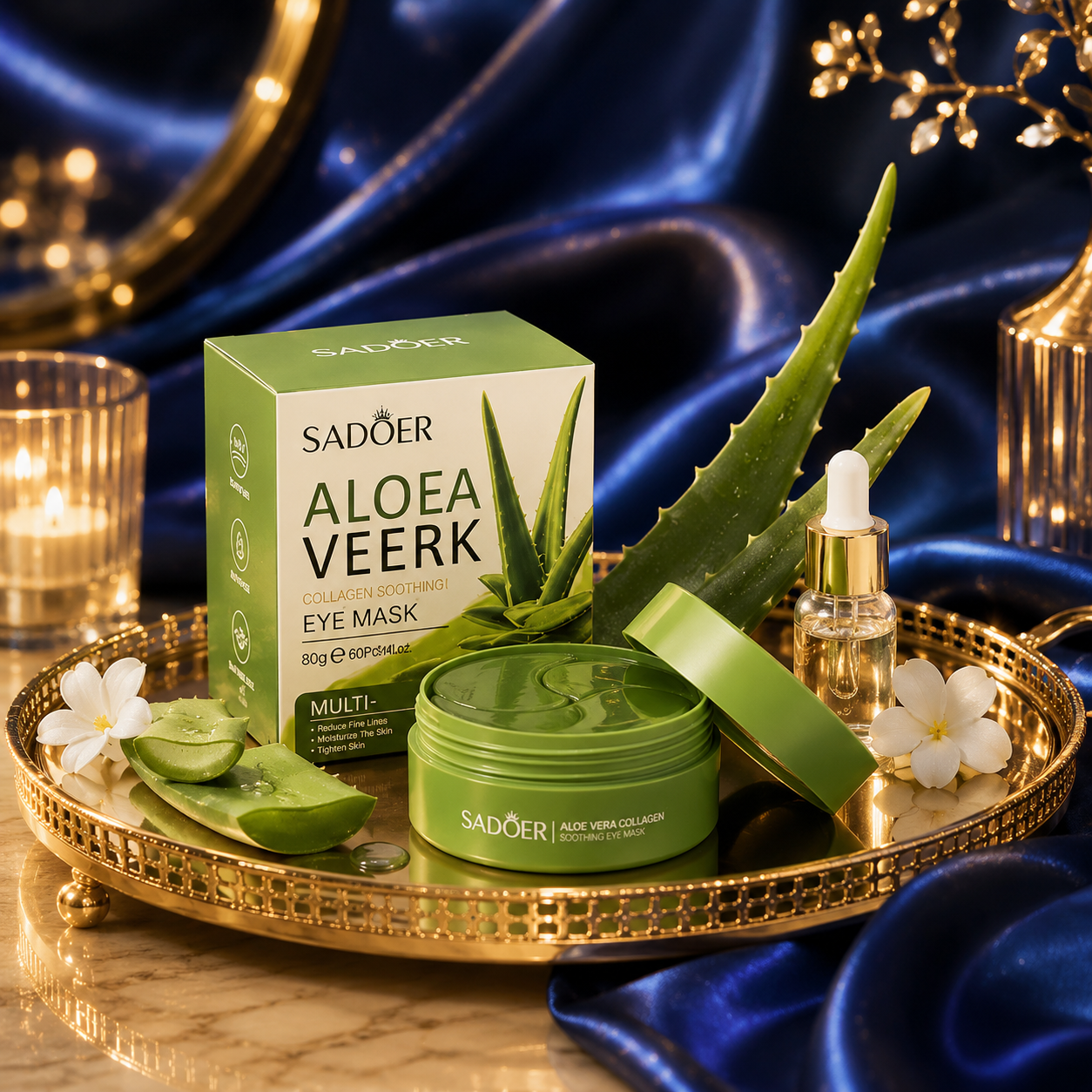 Masque Contour des Yeux Aloe Vera & Collagène