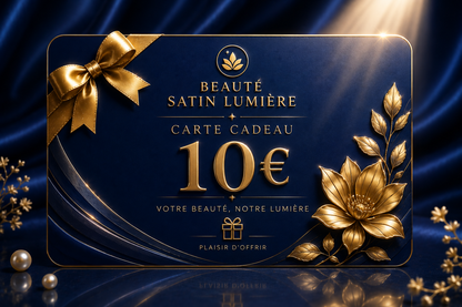 Carte Cadeau Beauté Satin Lumière 🌟