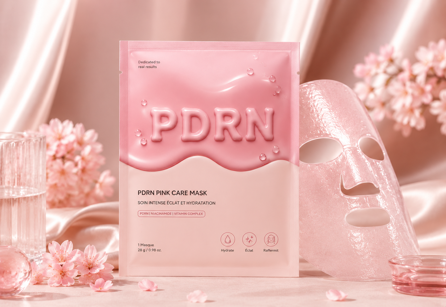 Masque Tissu PDRN – Effet Peau de Verre