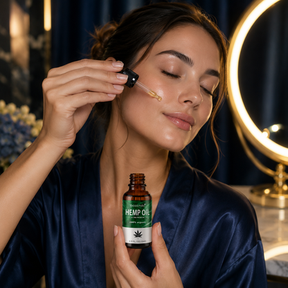 Huile de Chanvre Bio-Active — Soin Visage & Corps