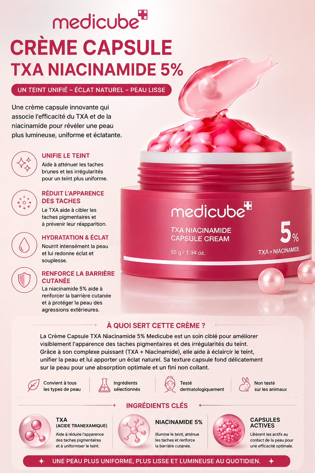 Collection Crèmes Capsules – Soins Coréens