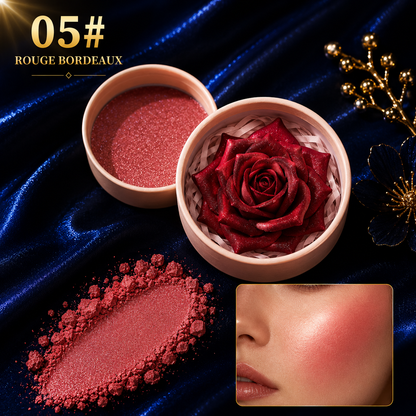 Pétale de Rose 3D – Enlumineur & Fard à Joues Longue Tenue