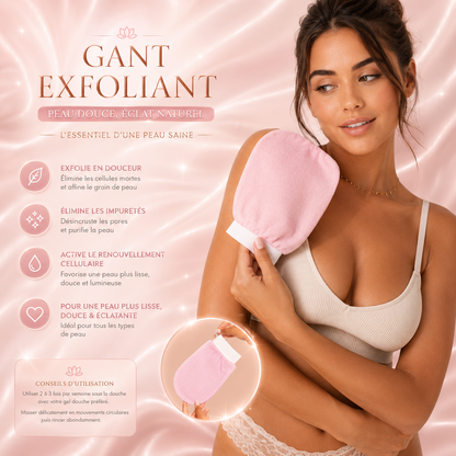 Gant Exfoliant Anti-Poils Incarnés