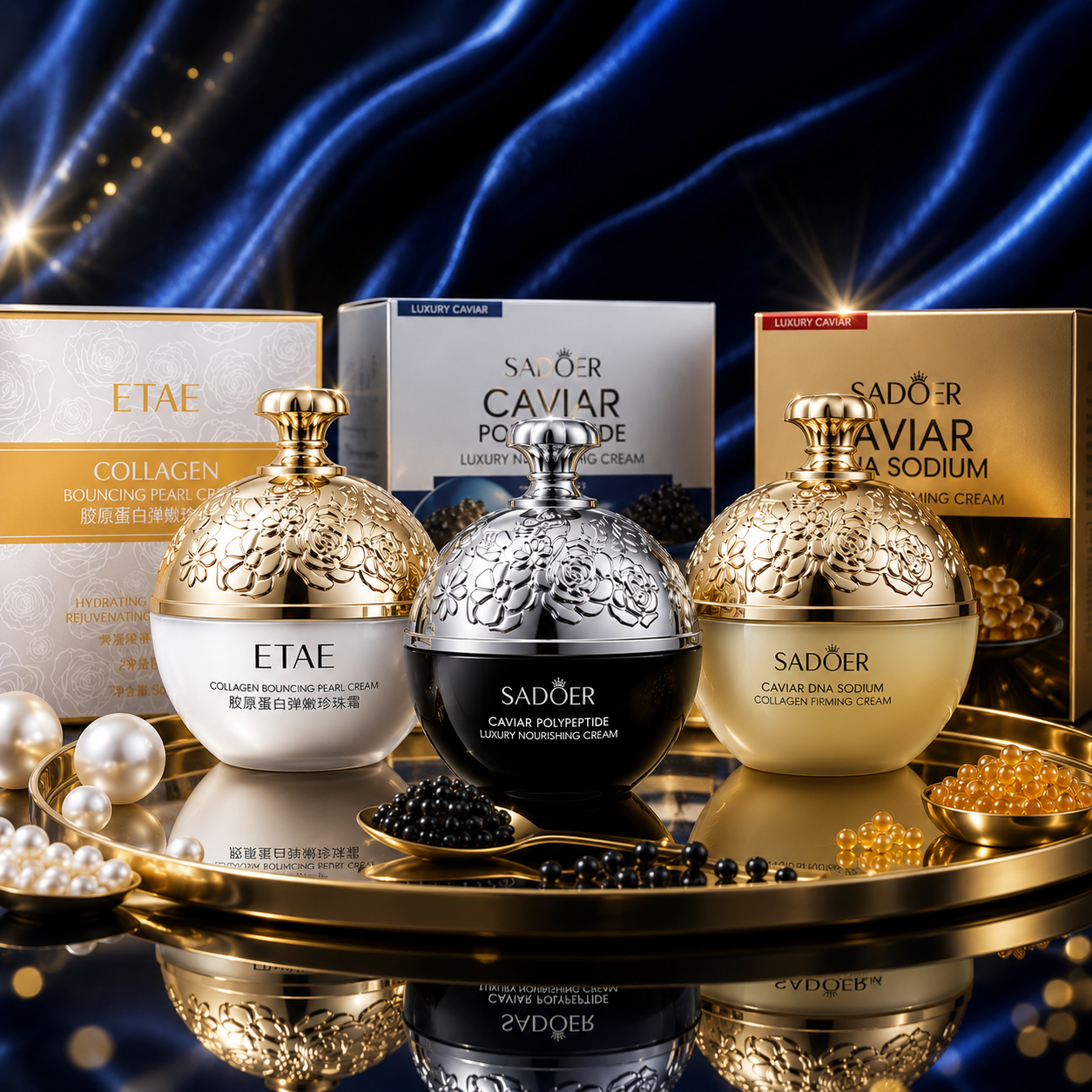 Crème Anti-Âge Caviar & Collagène – Raffermissante