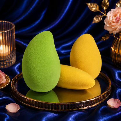 Éponge Maquillage Pro – Fini Naturel & Lumineux