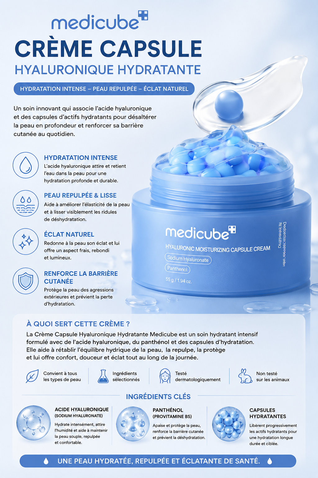 Collection Crèmes Capsules – Soins Coréens