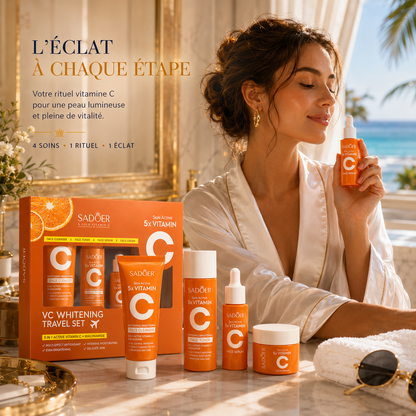 Kit Voyage Vitamine C SADOER – Éclat & Hydratation