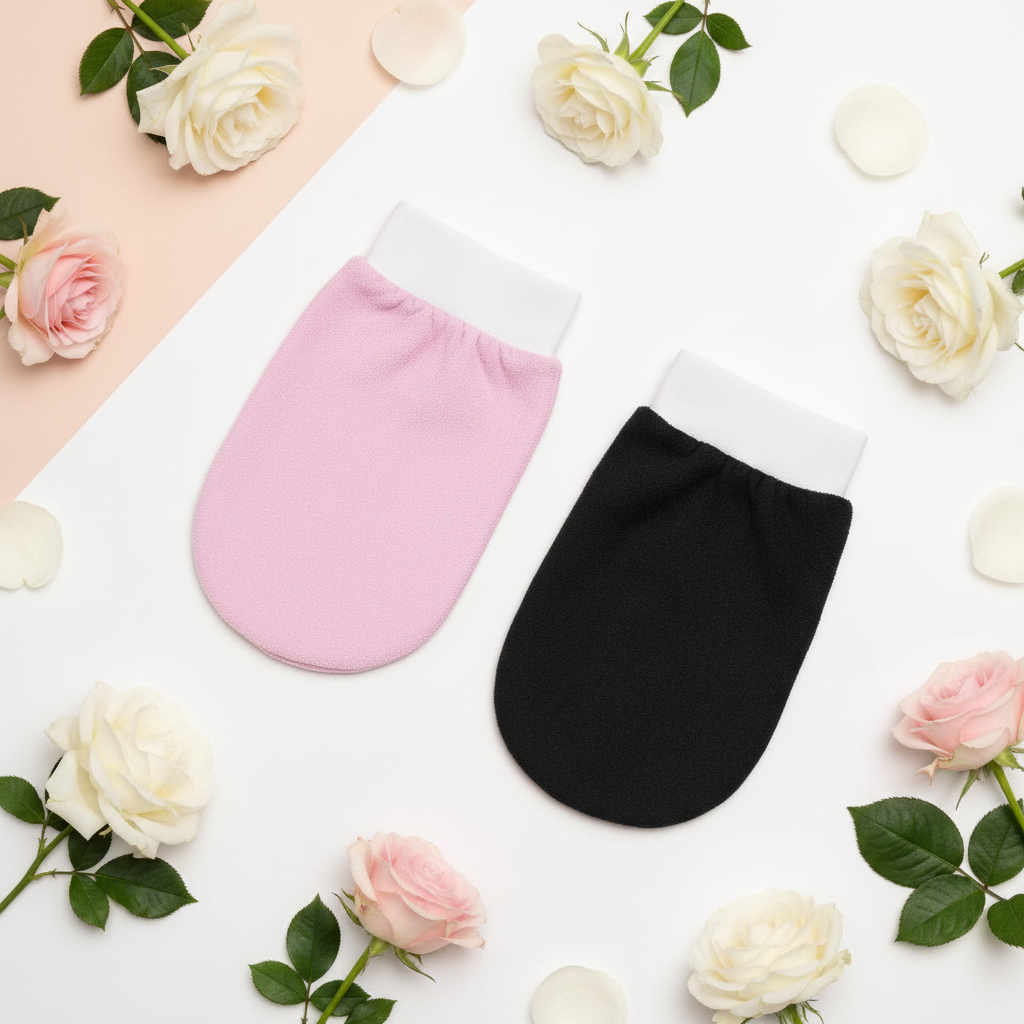 Gant Exfoliant Rose & Noir